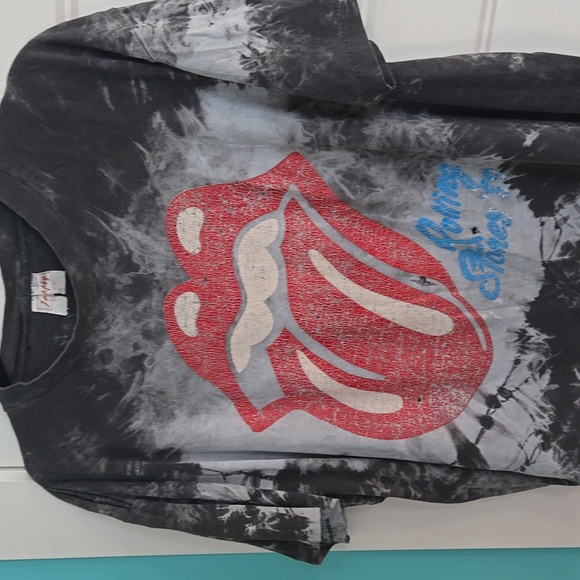 Vintage Leffty The Tag Rolling Stones Steel Wheels tour 1989 Rock Tie Dye See De - Picture 9 of 12